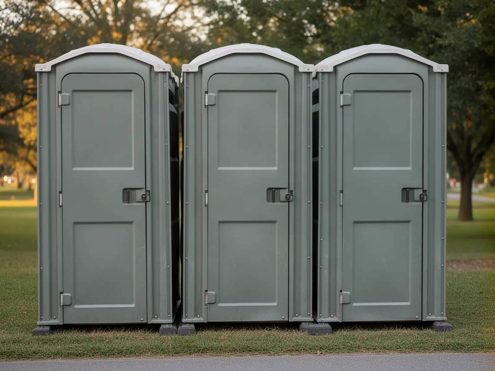 Clean porta potty unit from Mulberry Creek Porta Potties in Houston, TX